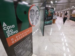 Totem com a biografia do Deputado Operário, José Marinho de Vasconcelos